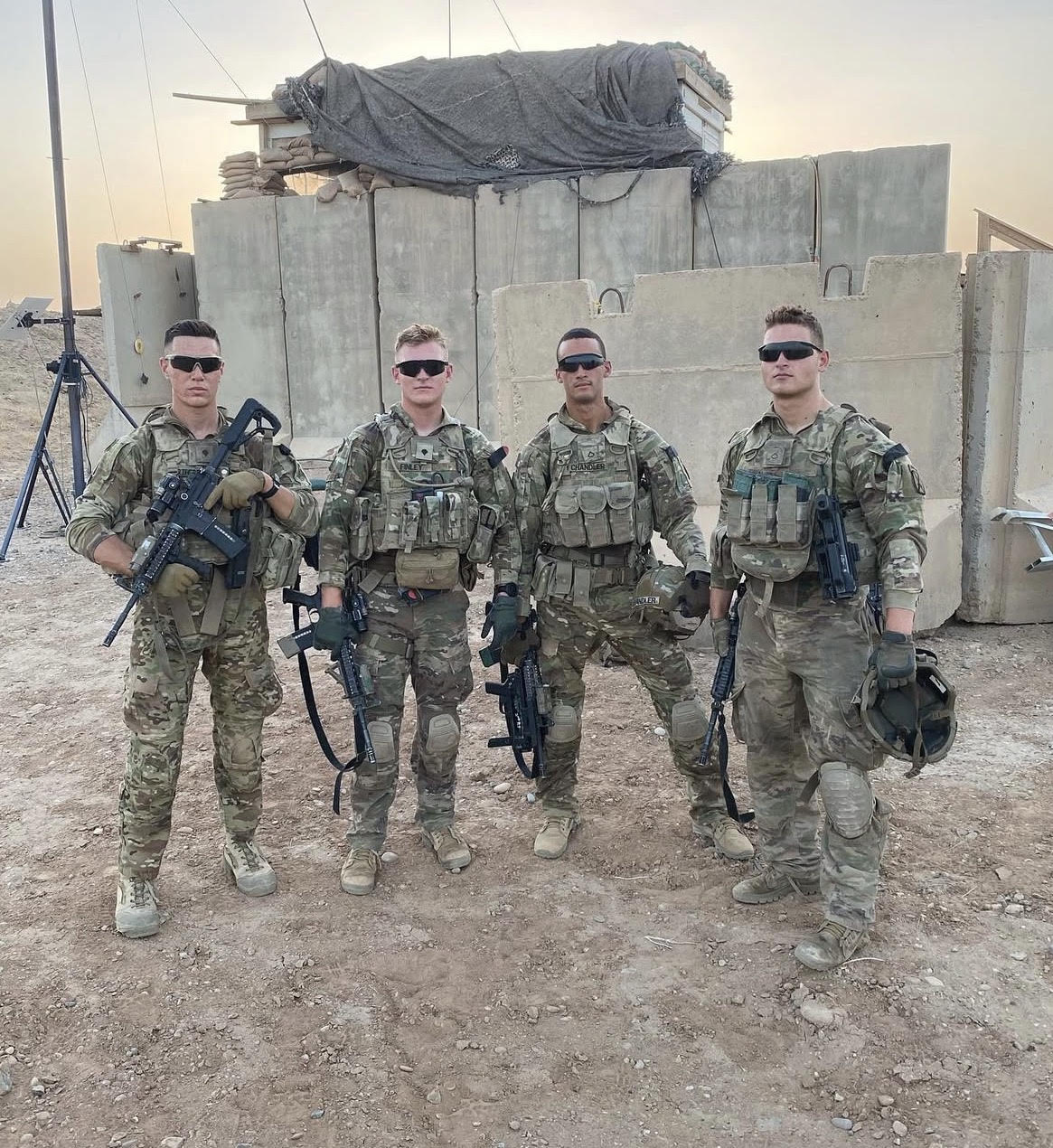 Chase Manney and team in Afghanistan
